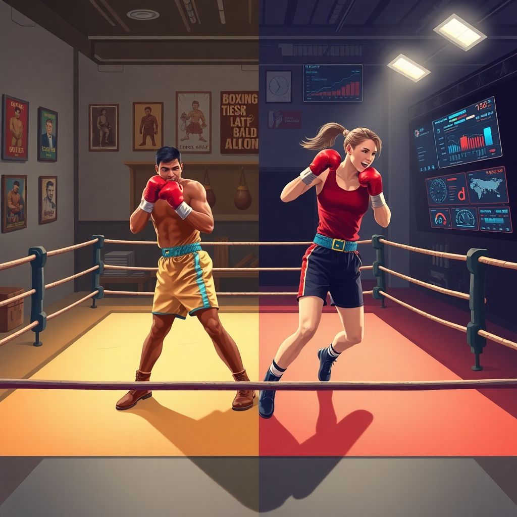 Эволюция боксерской техники: путь от старой школы до современного хай-тек бокса